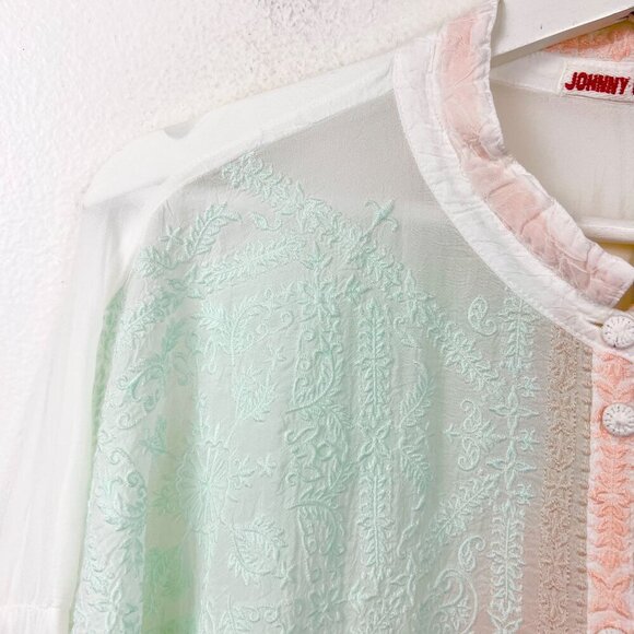 NWT Johnny Was Bandana Blouse SIze L - Picture 13 of 14